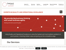 Tablet Screenshot of oaklandconsulting.com